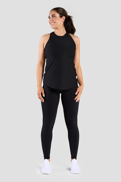 Anna Workout Vest - Black
